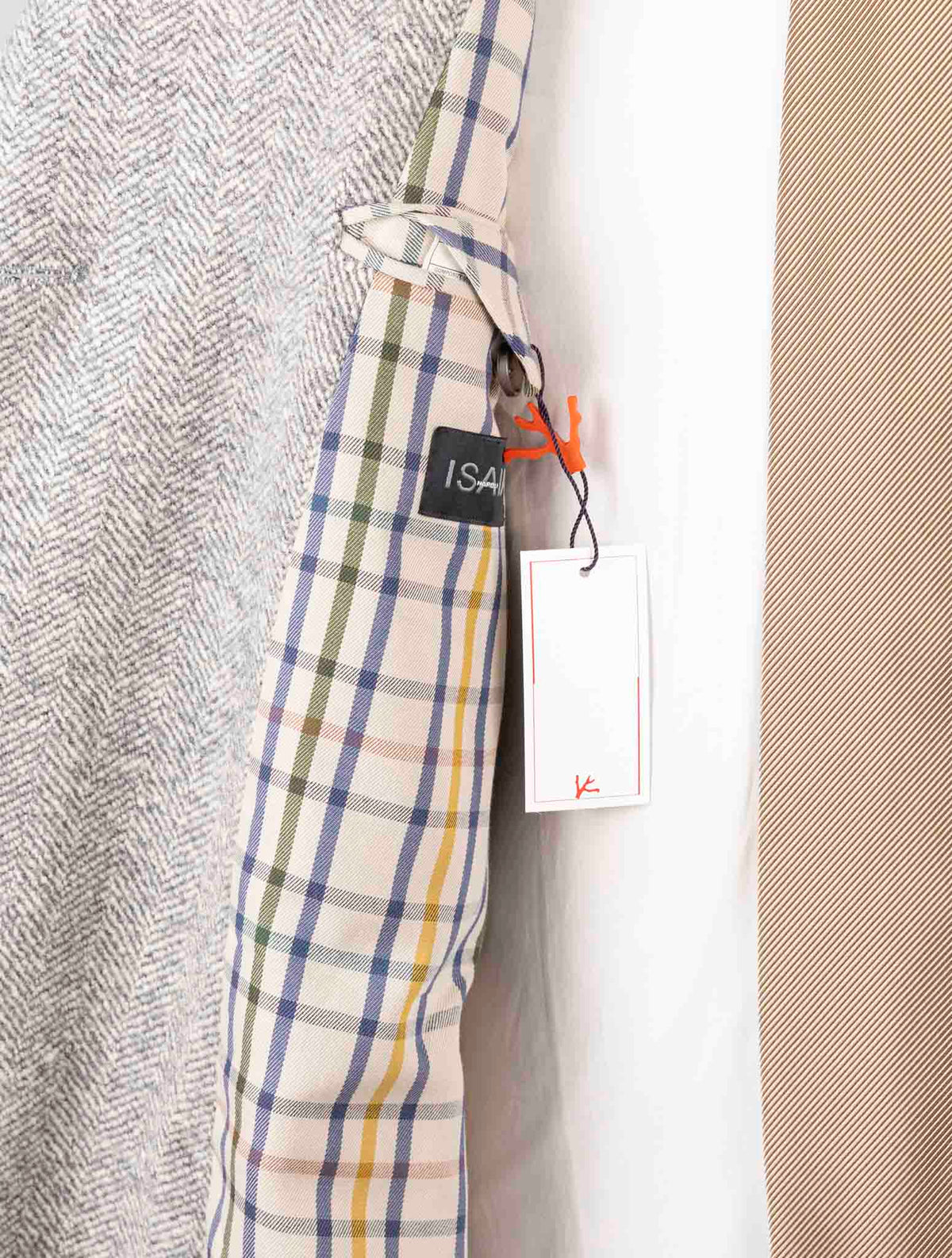 Isaia Gray Wool Overcoat 7