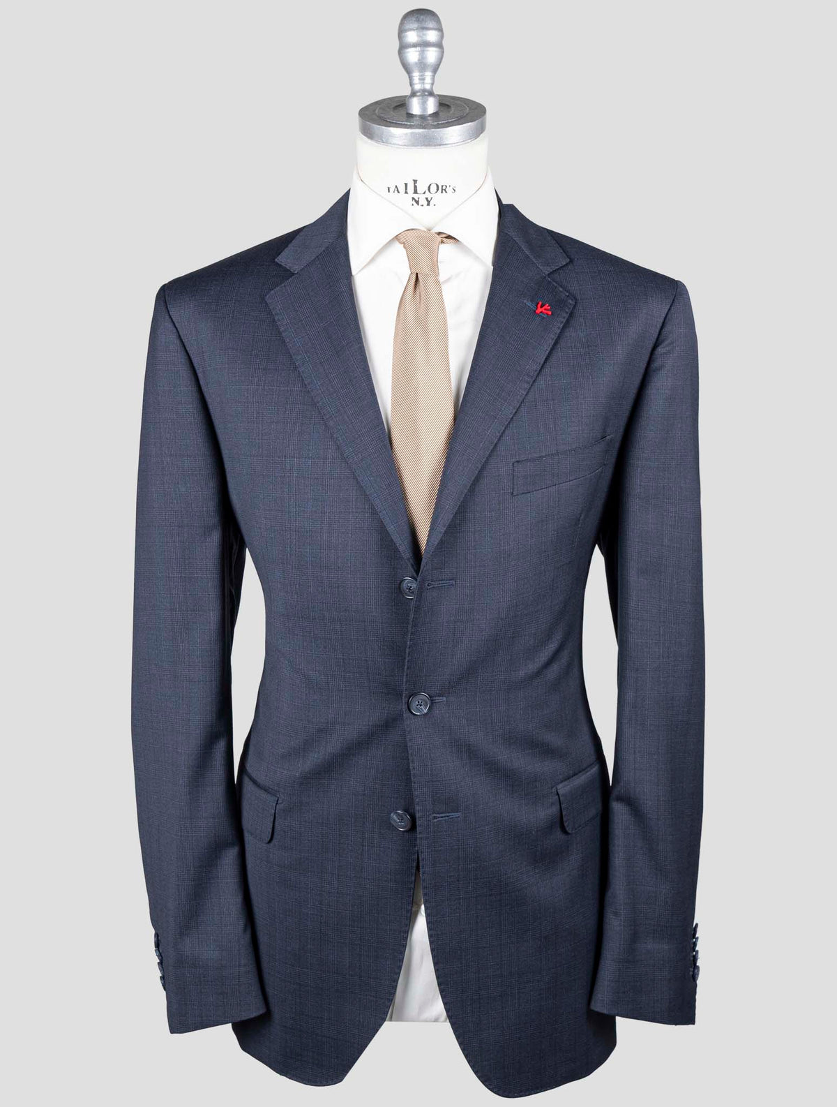 Isaia Blue Wool 130'S Suit 1