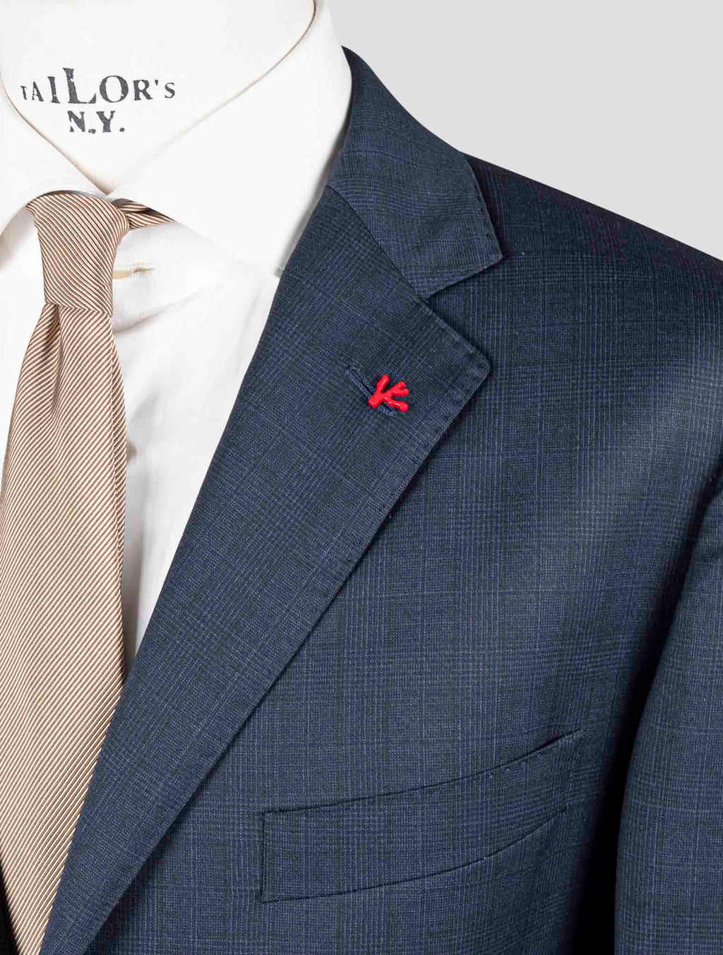 Isaia Blue Wool 130'S Suit 4