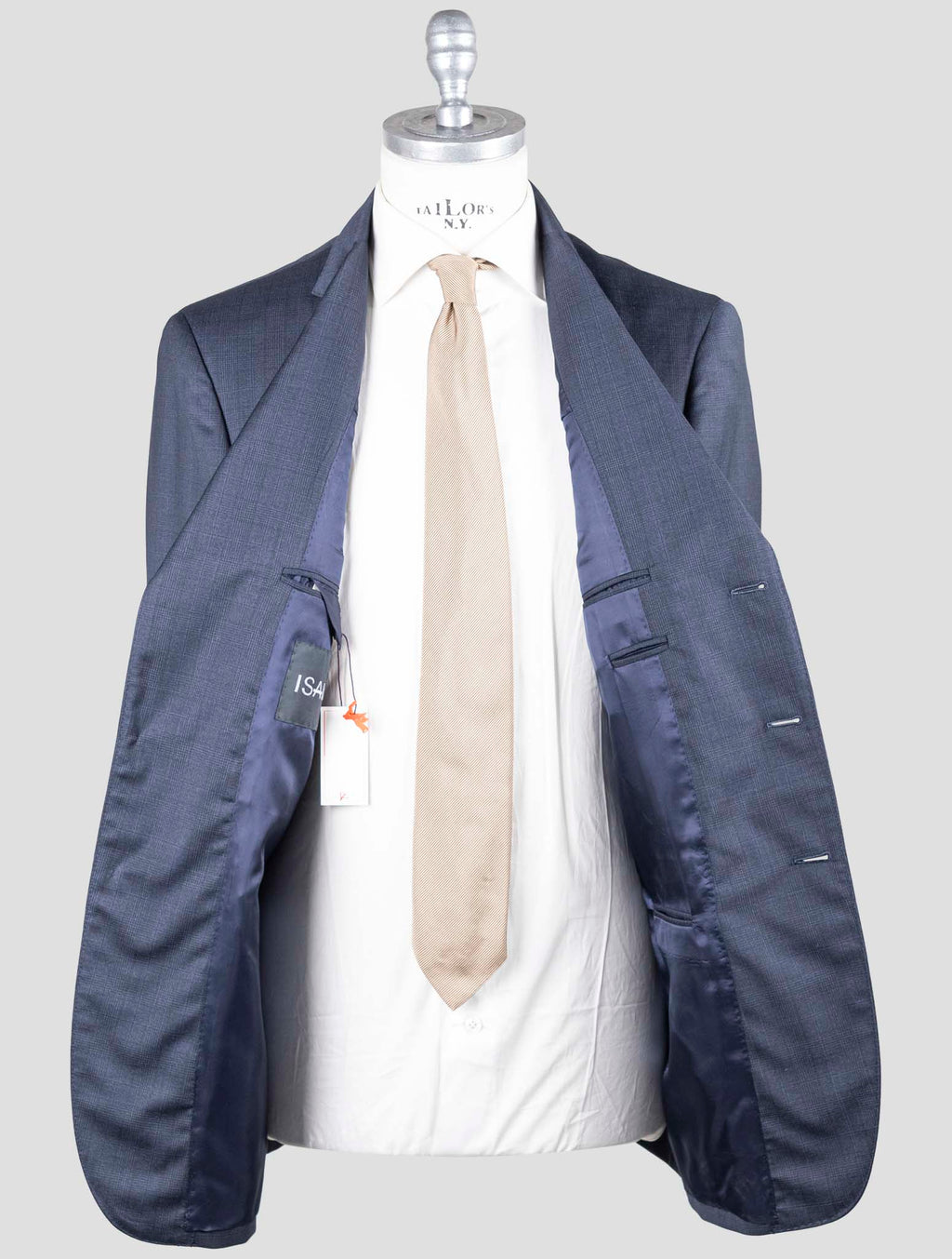 Isaia Blue Wool 130'S Suit 6
