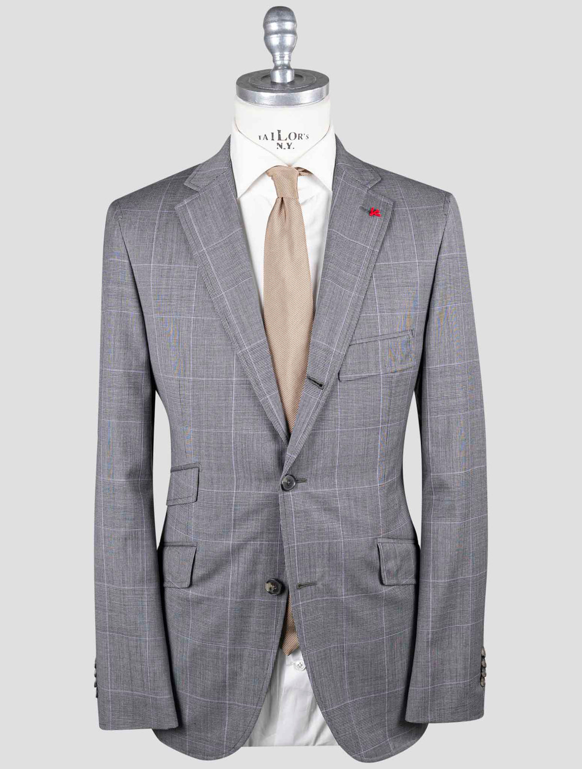 Isaia Gray Wool Suit 1