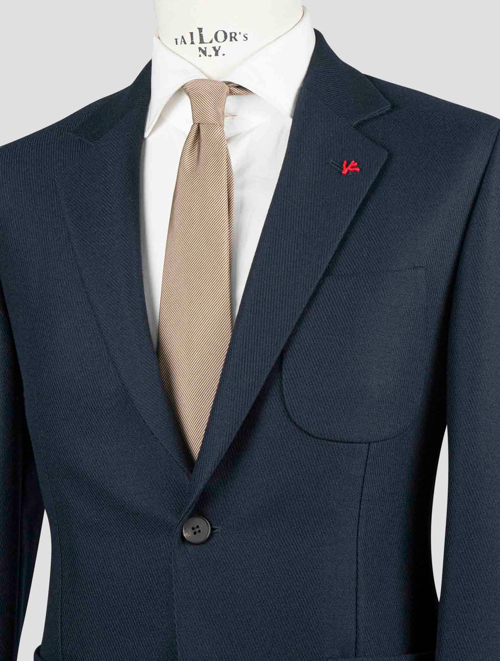 Isaia Blue Wool Blazer 4