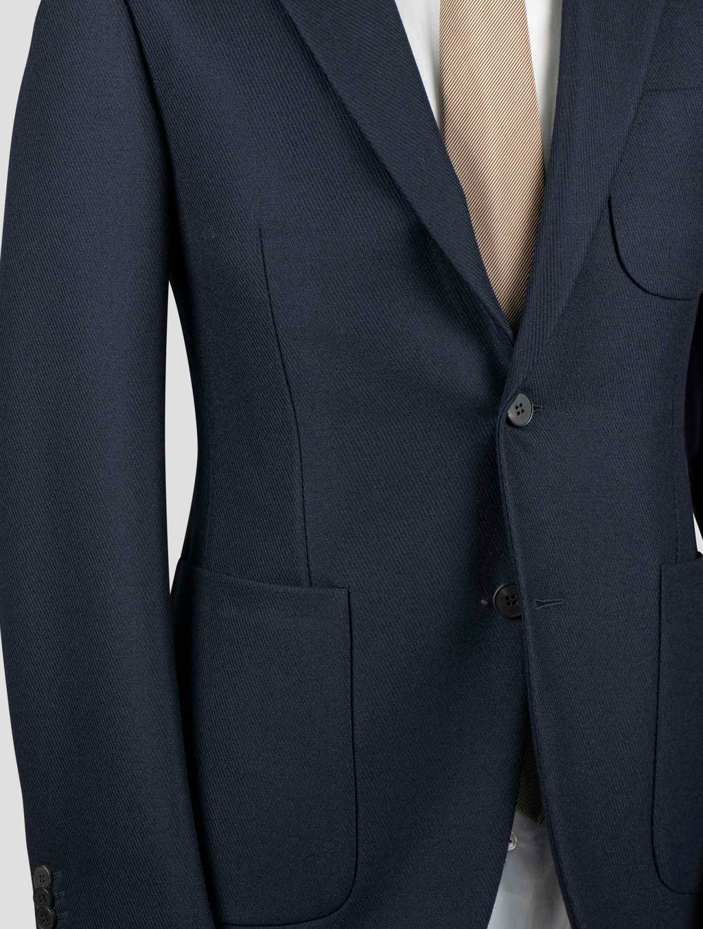 Isaia Blue Wool Blazer 5