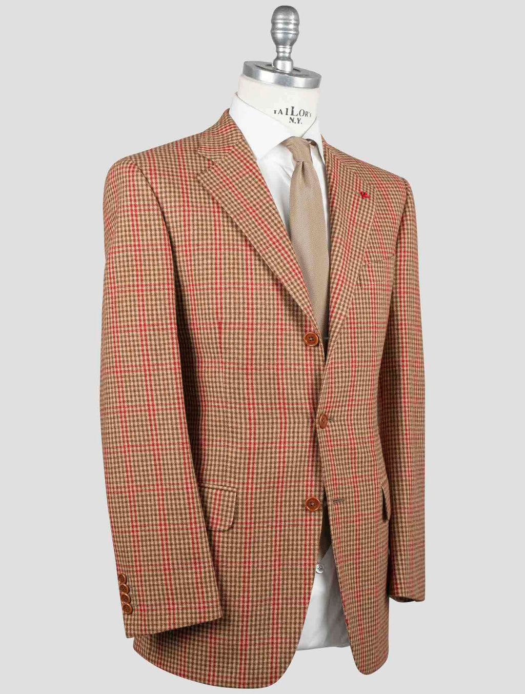 Isaia Multicolor Wool Cashmere Blazer 2