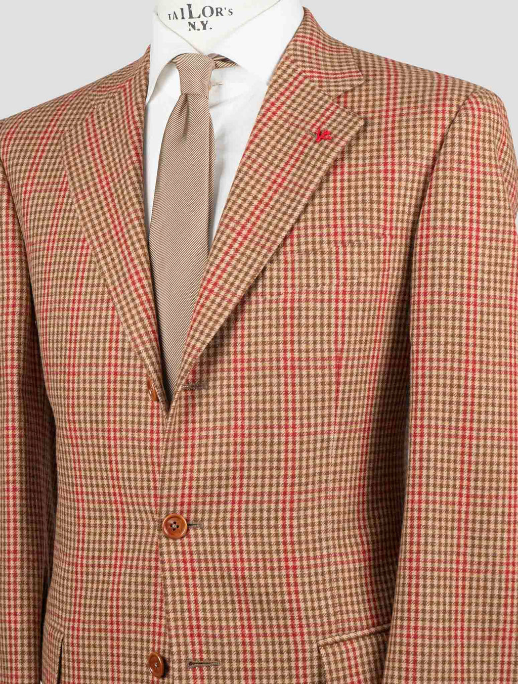 Isaia Multicolor Wool Cashmere Blazer 4
