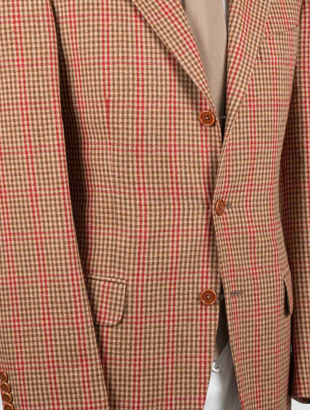 Isaia Multicolor Wool Cashmere Blazer 5