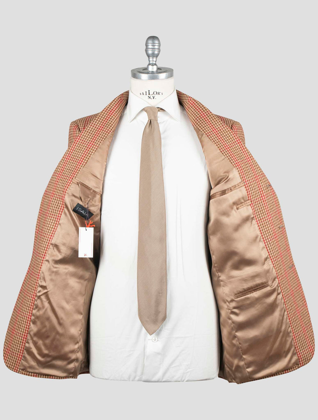 Isaia Multicolor Wool Cashmere Blazer 6