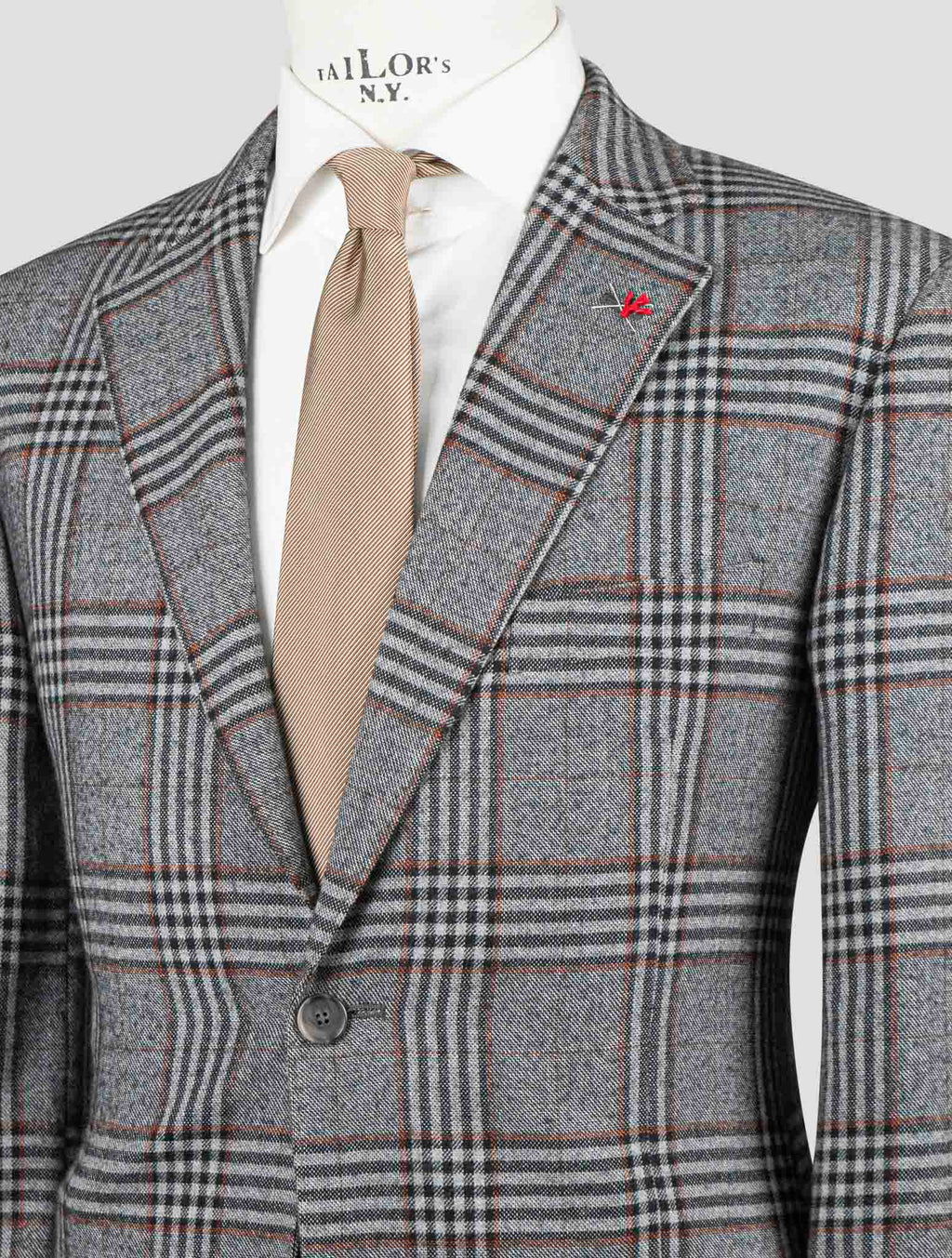 Isaia Multicolor Wool Cotton Blazer 3