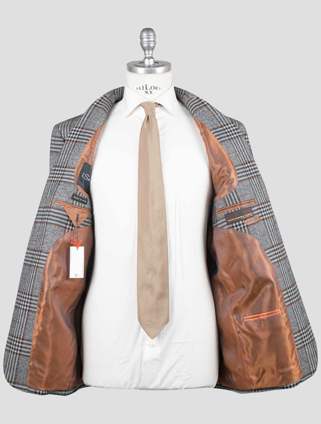 Isaia Multicolor Wool Cotton Blazer 5