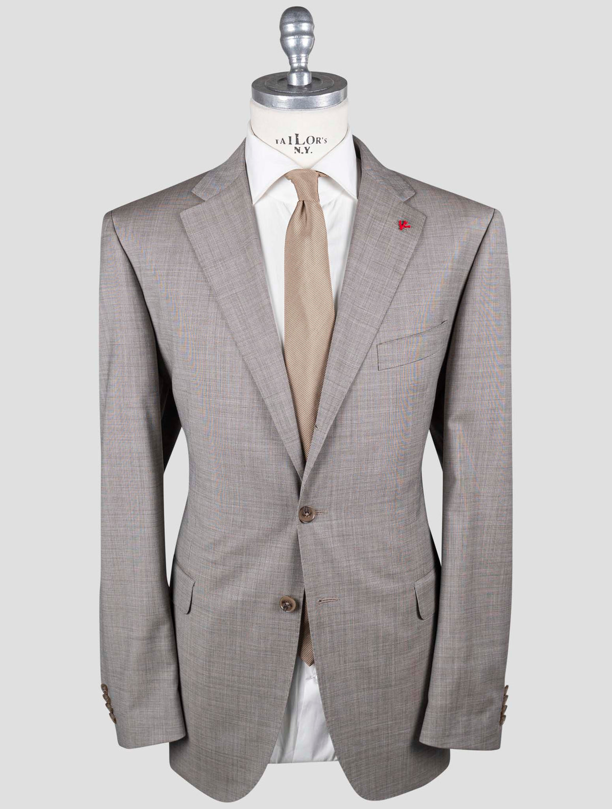 Isaia Gray Vigin Wool Suit 1
