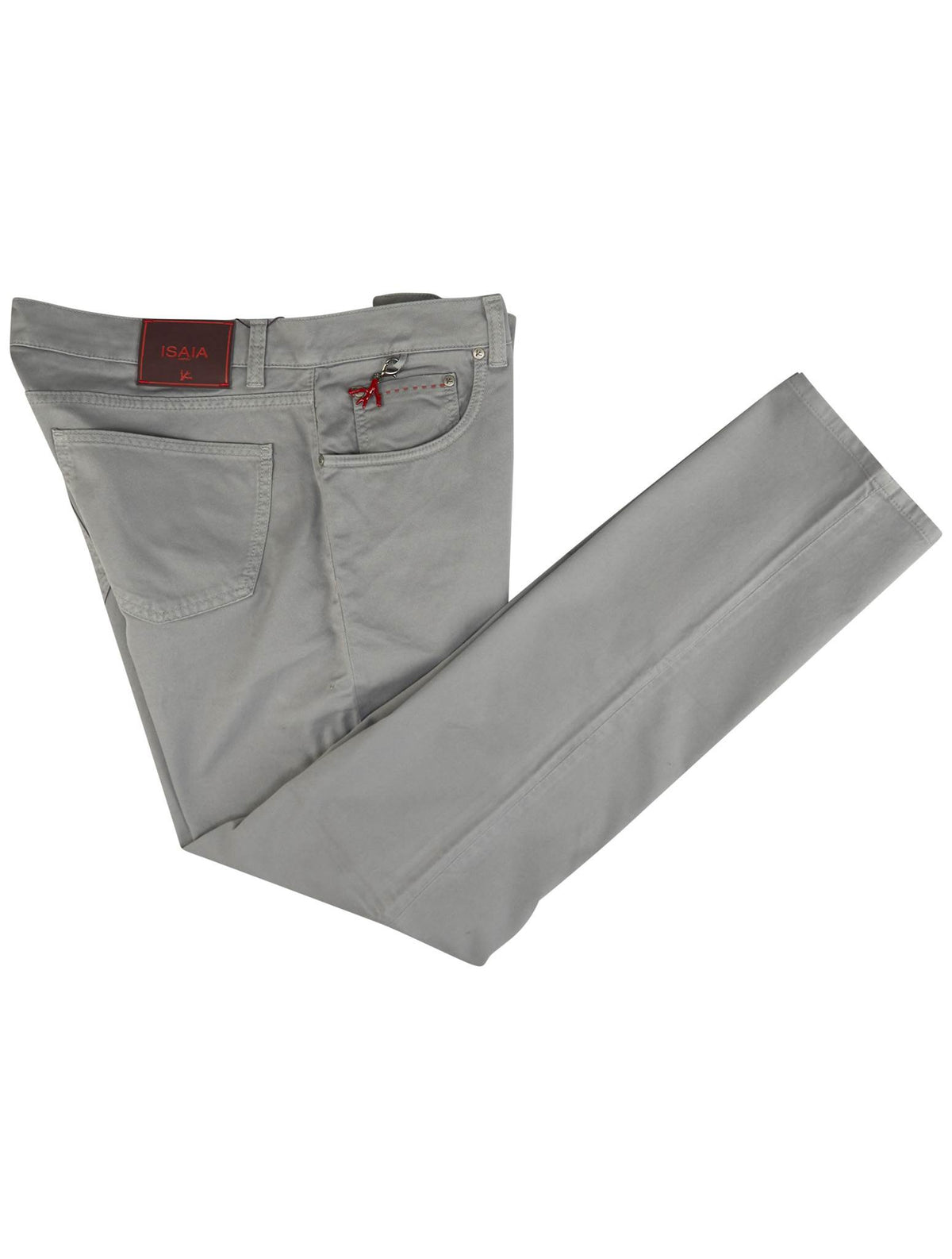 Isaia Gray Cotton Ea Jeans 1