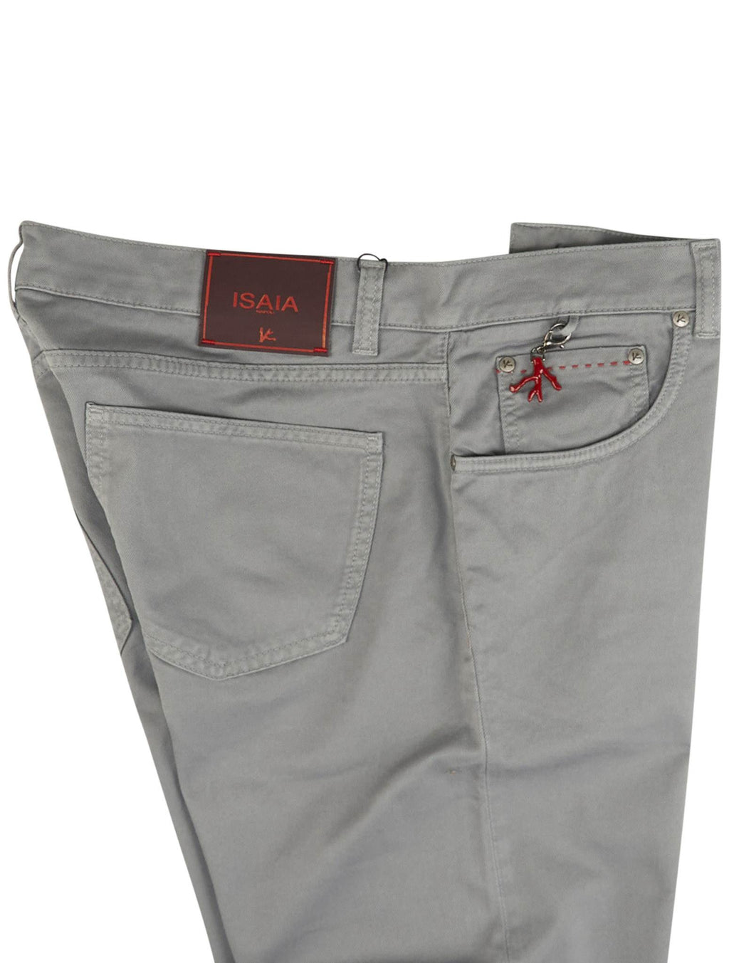 Isaia Gray Cotton Ea Jeans 3