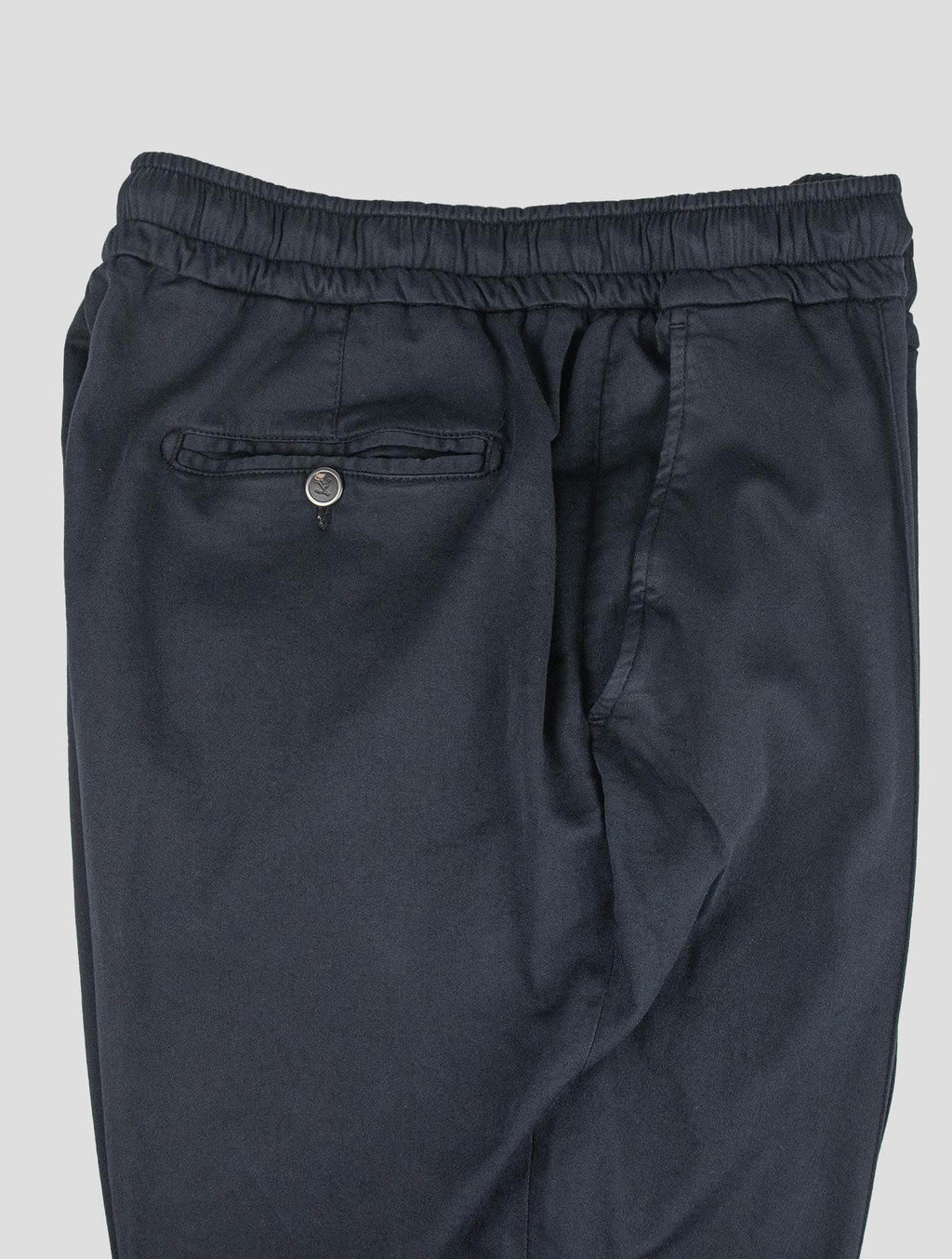 Isaia Blue Cotton Cashmere Ea Pants 4