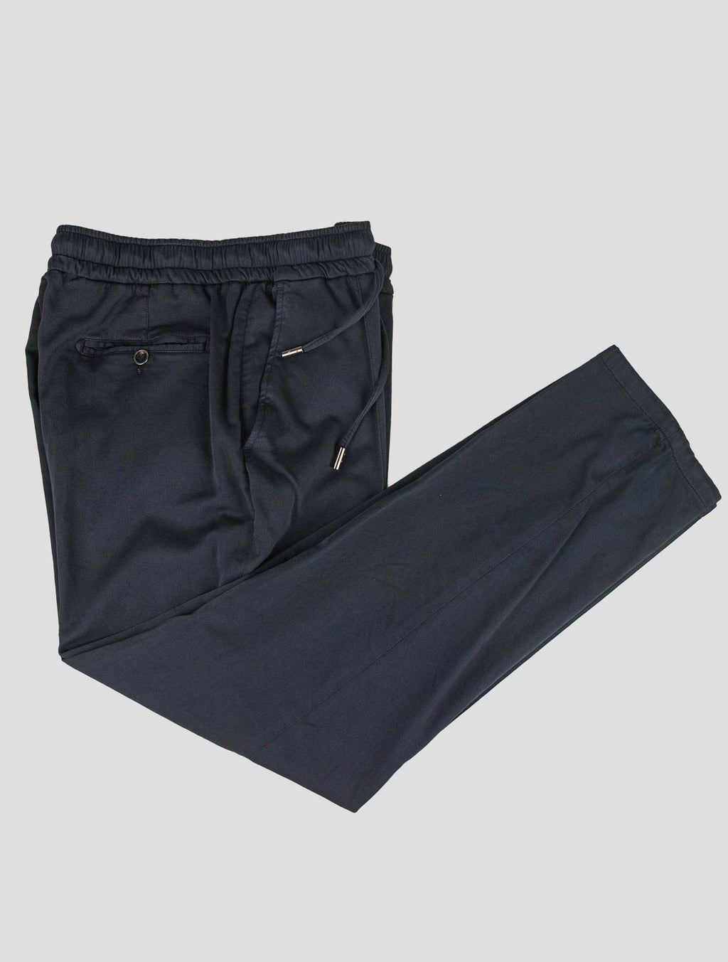 Isaia Blue Cotton Cashmere Ea Pants 5