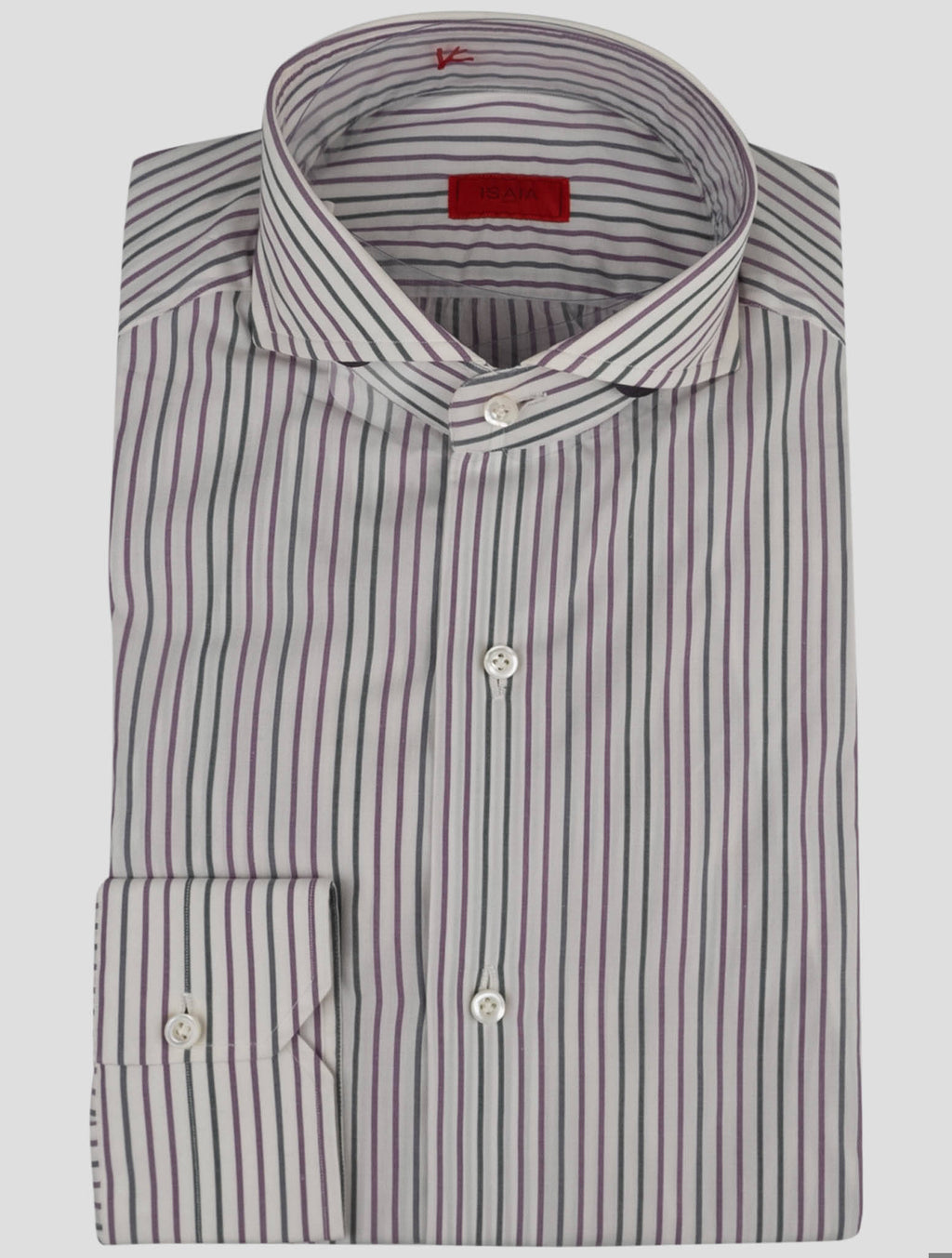 Isaia Multicolor Cotton Shirt 1