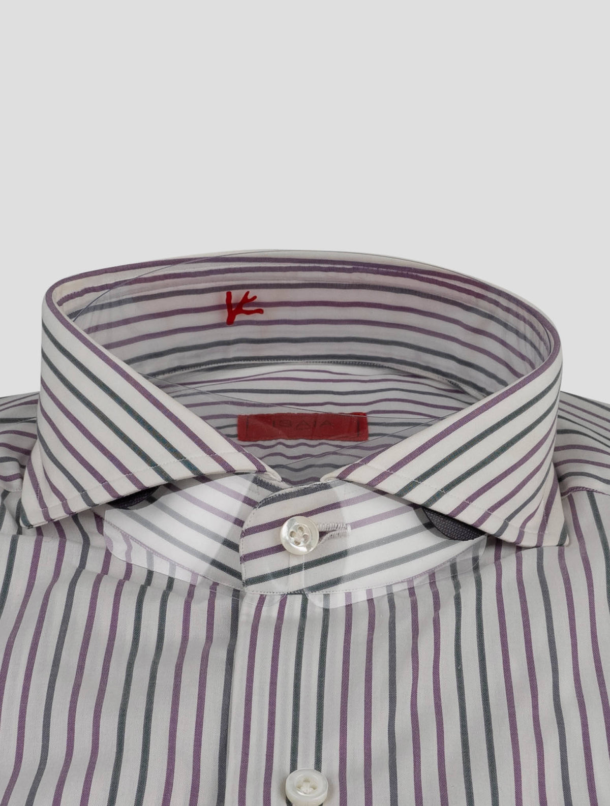 Isaia Multicolor Cotton Shirt 2