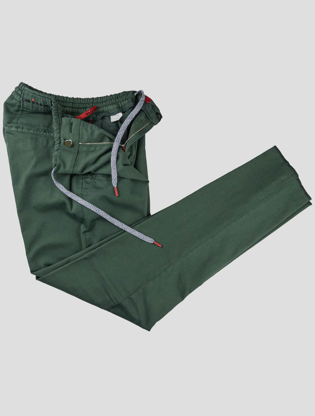 Kiton Green Cotton Pants 2