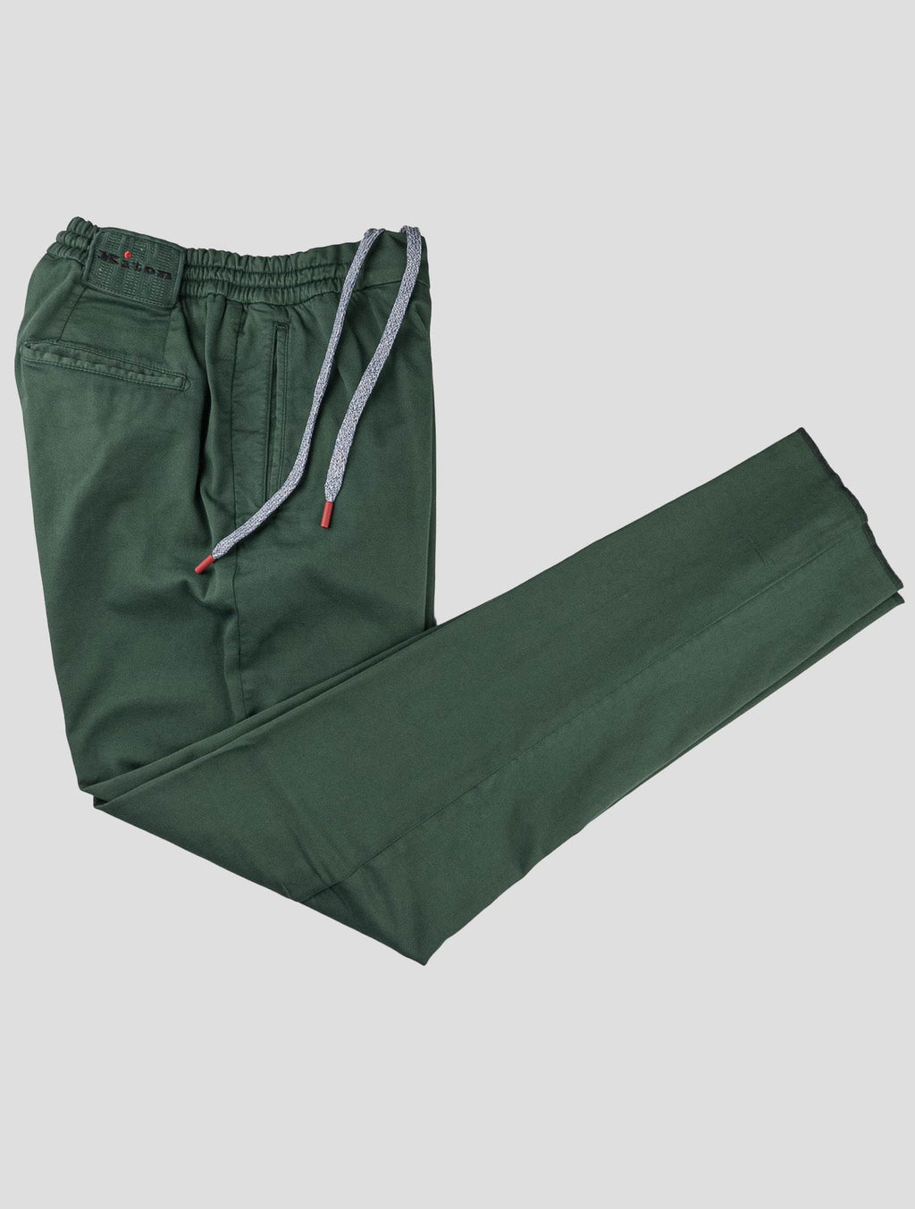 Kiton Green Cotton Pants 4
