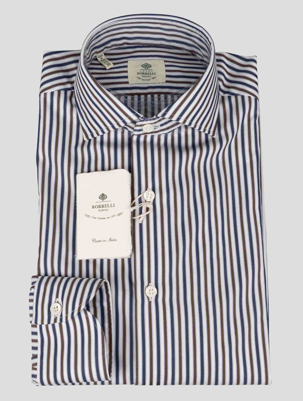 Luigi Borrelli Multicolor Cotton Shirt 1