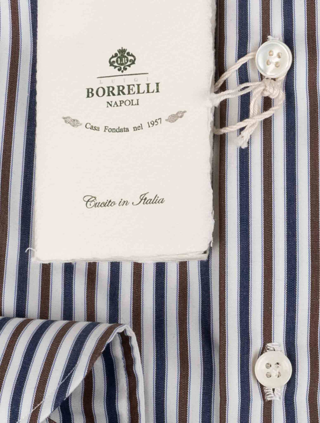 Luigi Borrelli Multicolor Cotton Shirt 3