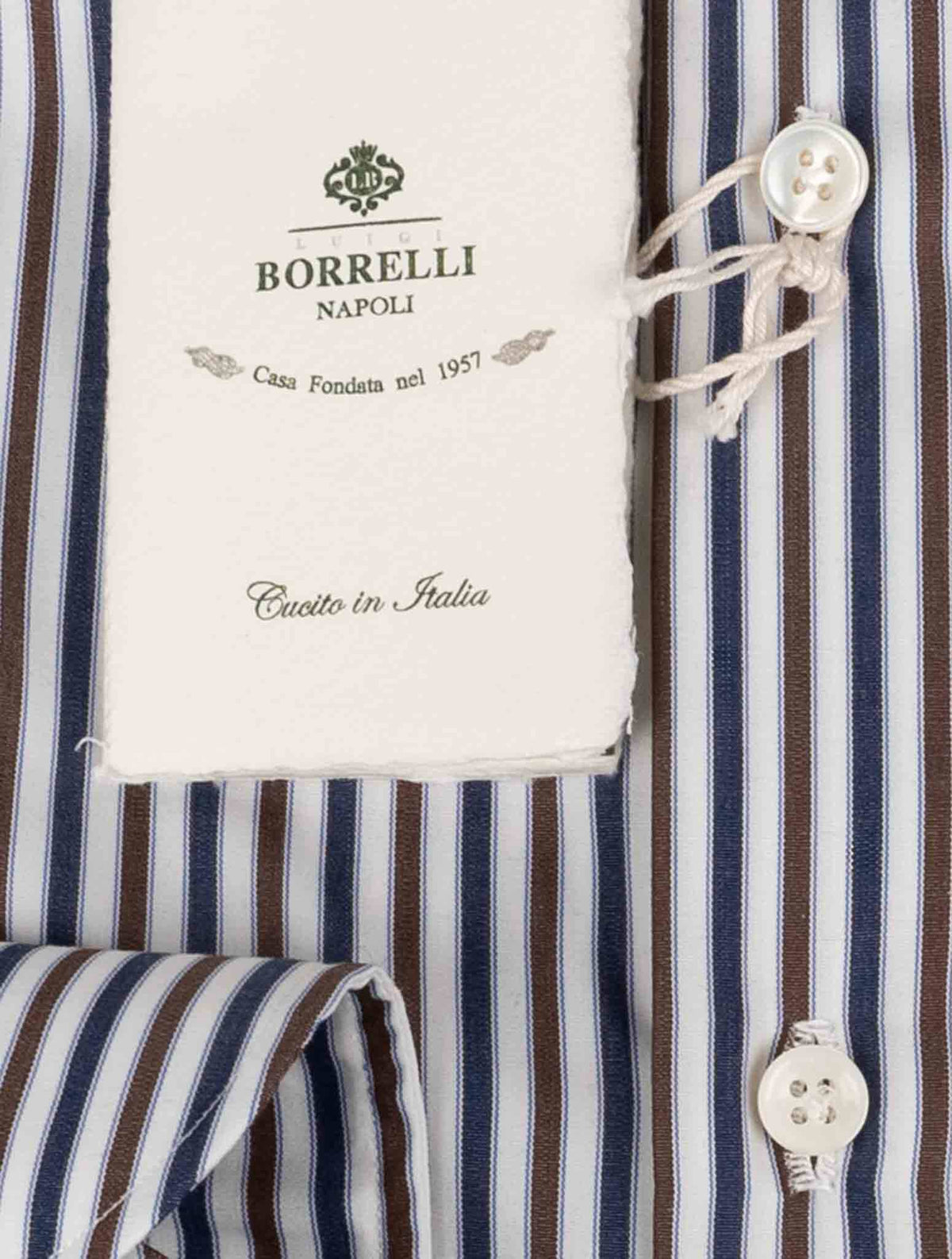 Luigi Borrelli Multicolor Cotton Shirt 3