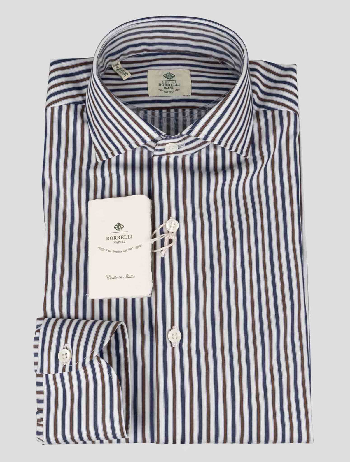 Luigi Borrelli Multicolor Cotton Shirt 4