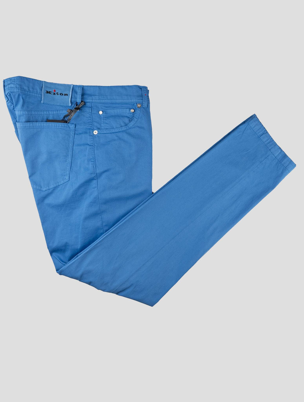Kiton Light Blue Cotton Ea Jeans 1