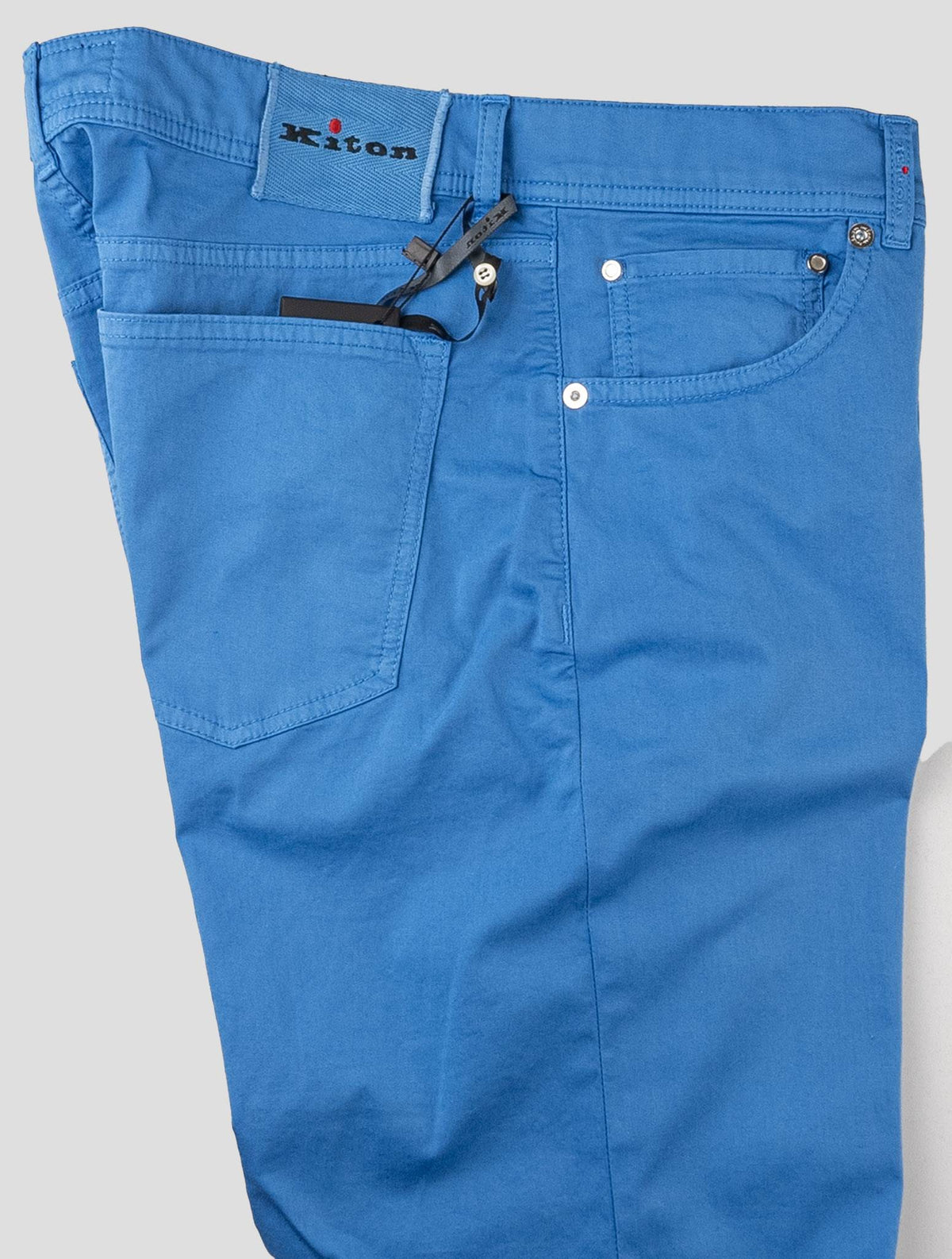 Kiton Light Blue Cotton Ea Jeans 4