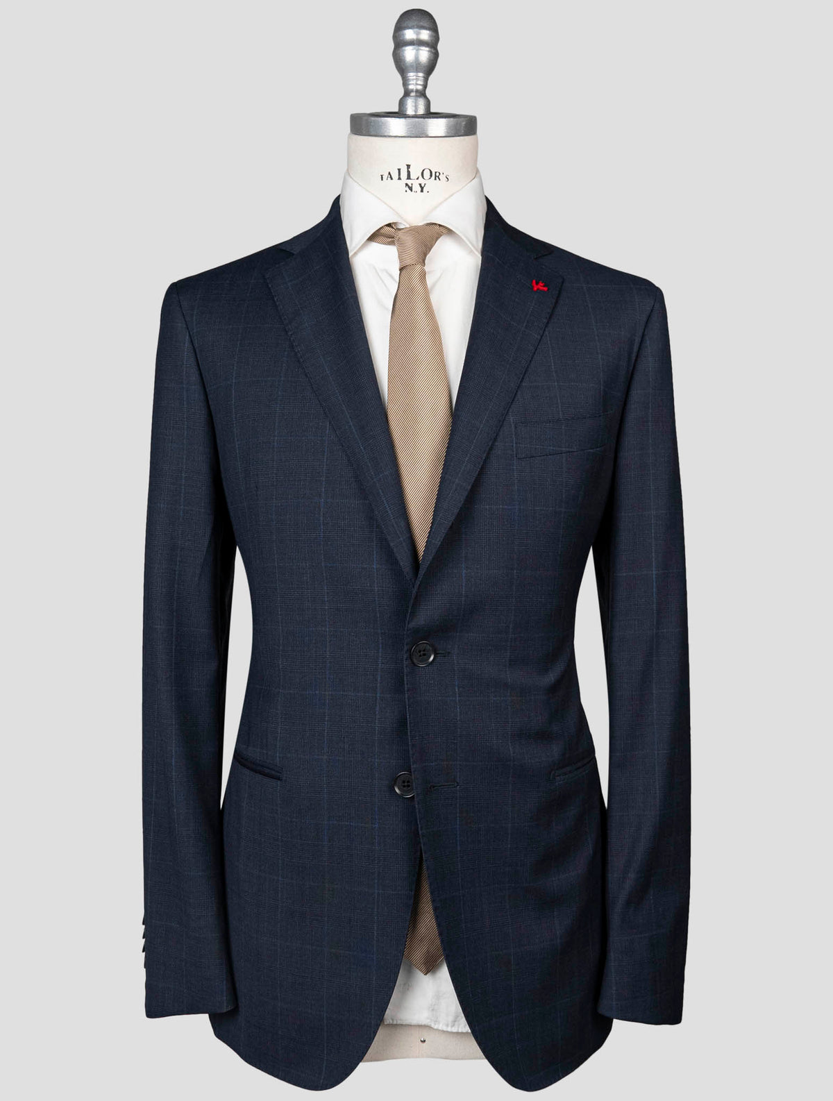 Isaia Blue Virgin Wool Suit 1