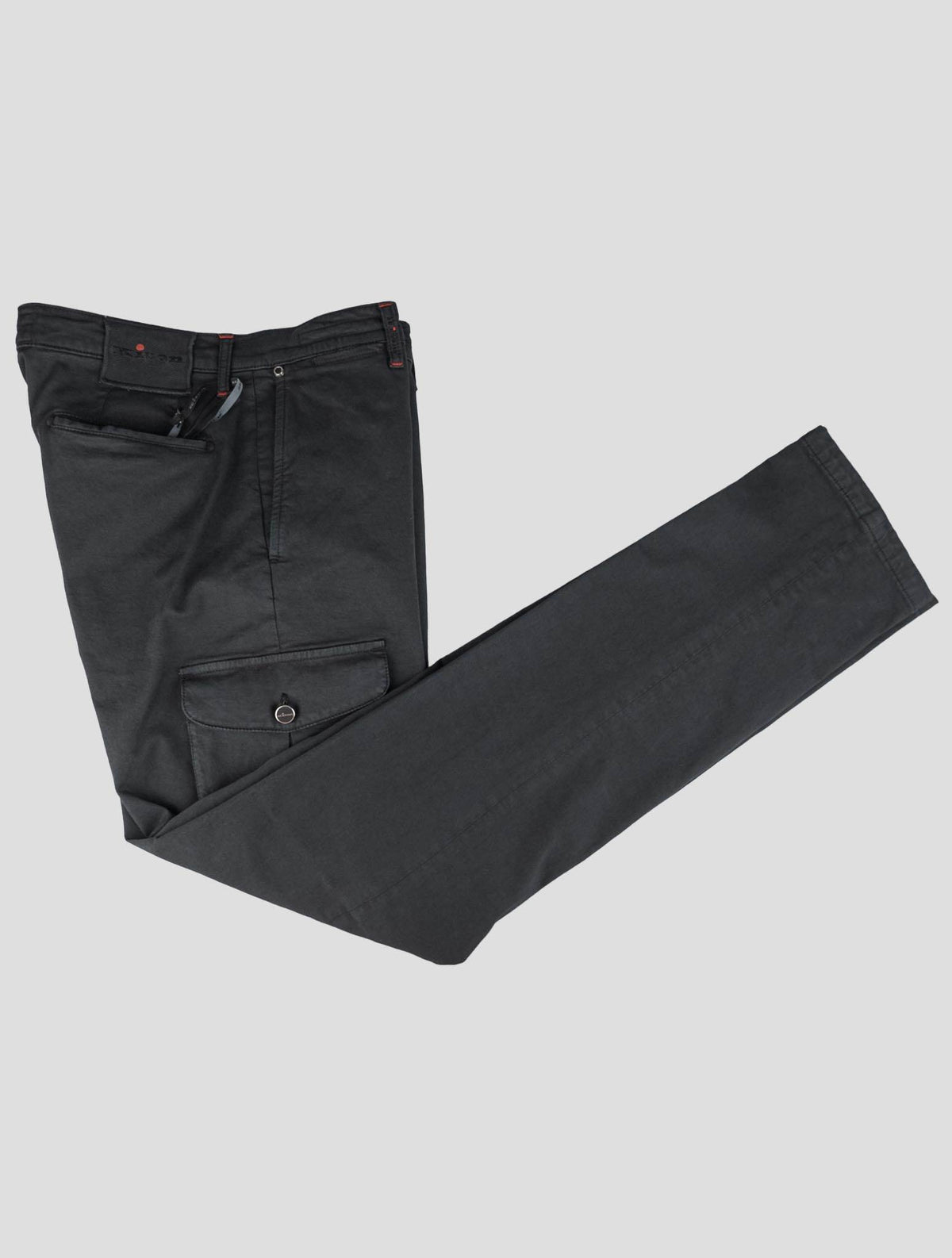 Kiton Black Lycra Ea Cargo Pant 4