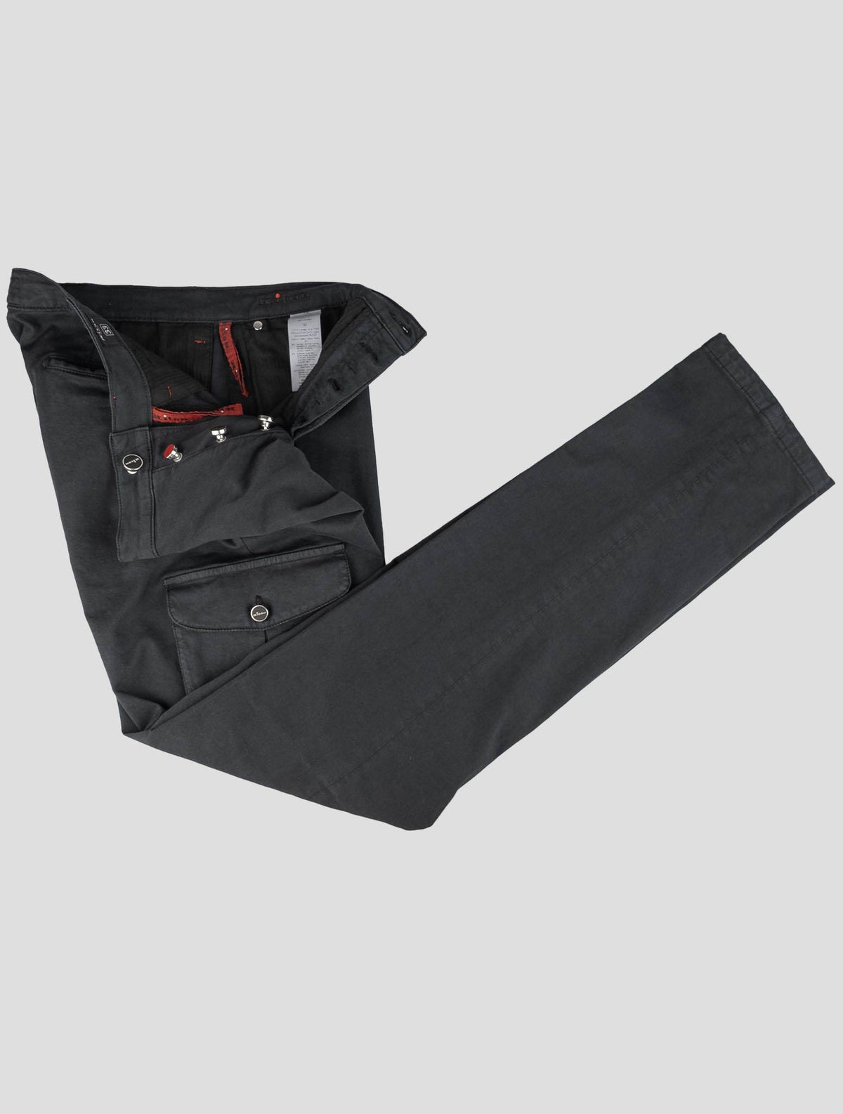 Kiton Black Lycra Ea Cargo Pant 6