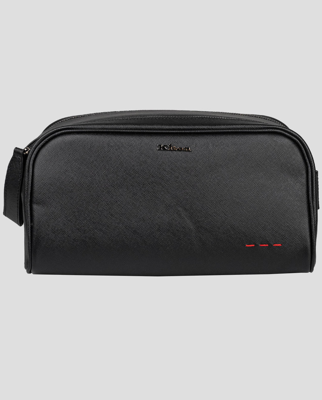 Kiton Black Leather Pochette 1