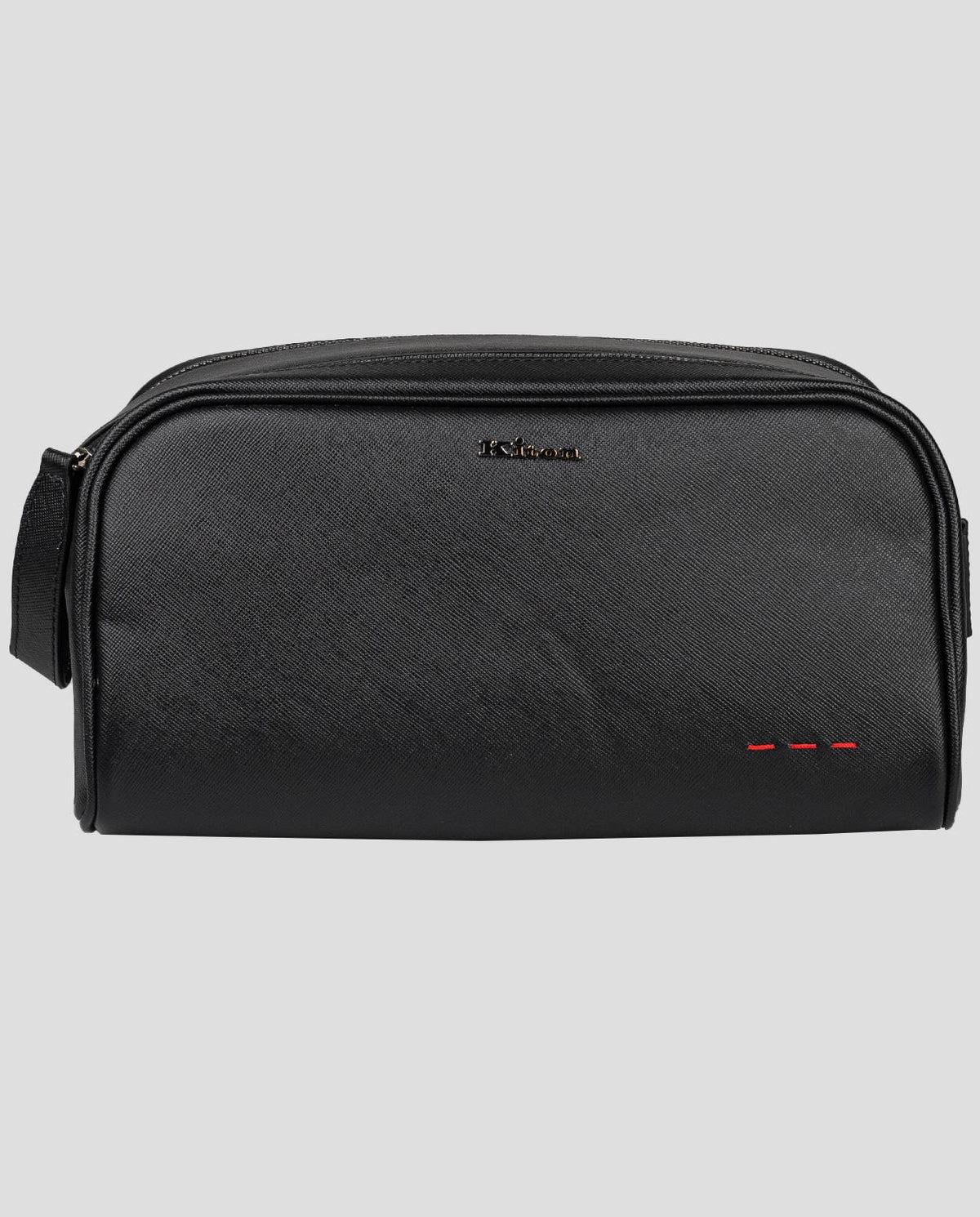 Kiton Black Leather Pochette 1