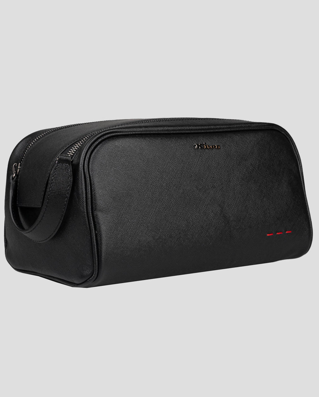Kiton Black Leather Pochette 2