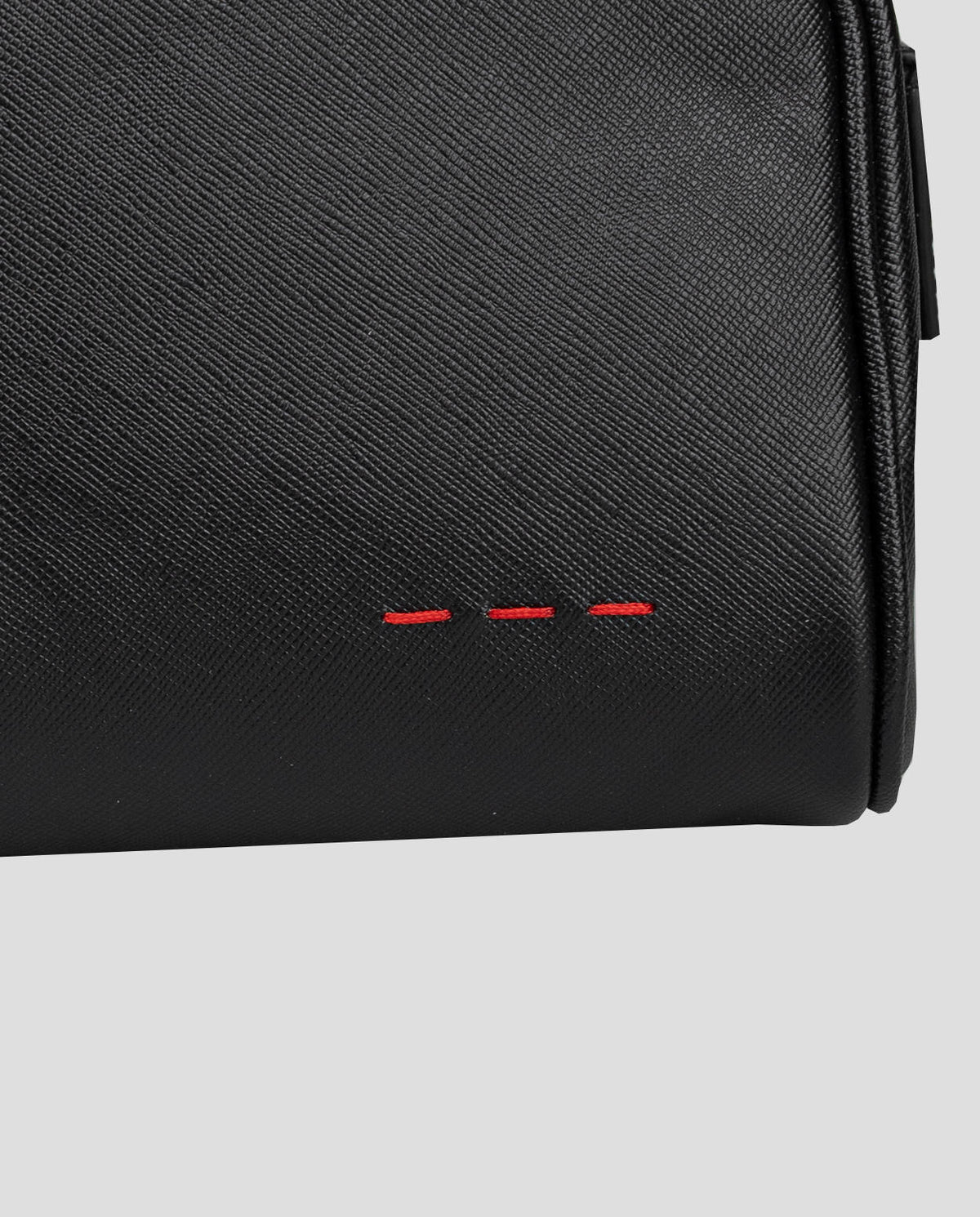 Kiton Black Leather Pochette 4