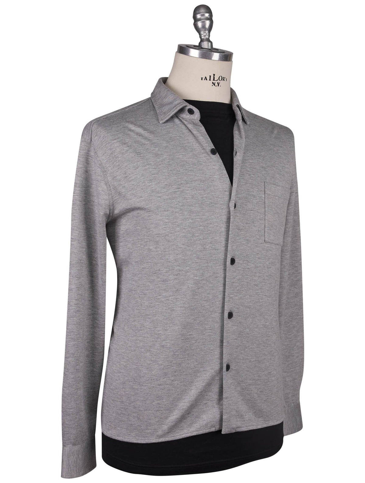 Kiton Knt Gray Viscose EA Overshirt 2