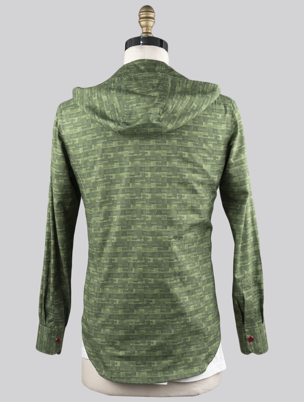 Kiton Green Cotton Overshirt Mariano 4