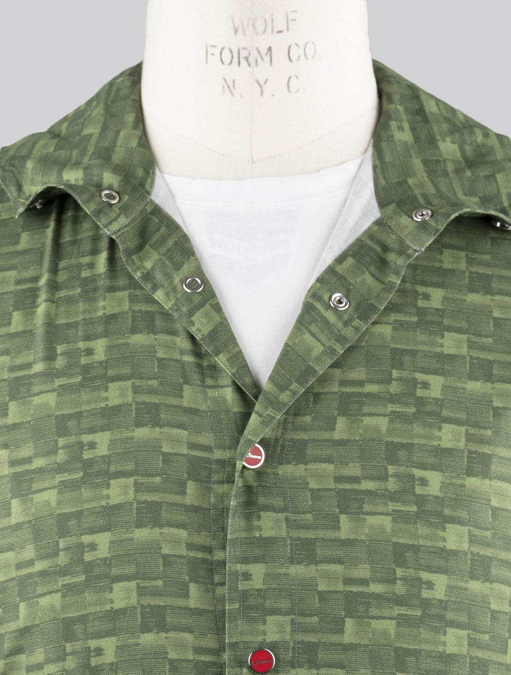 Kiton Green Cotton Overshirt Mariano 7