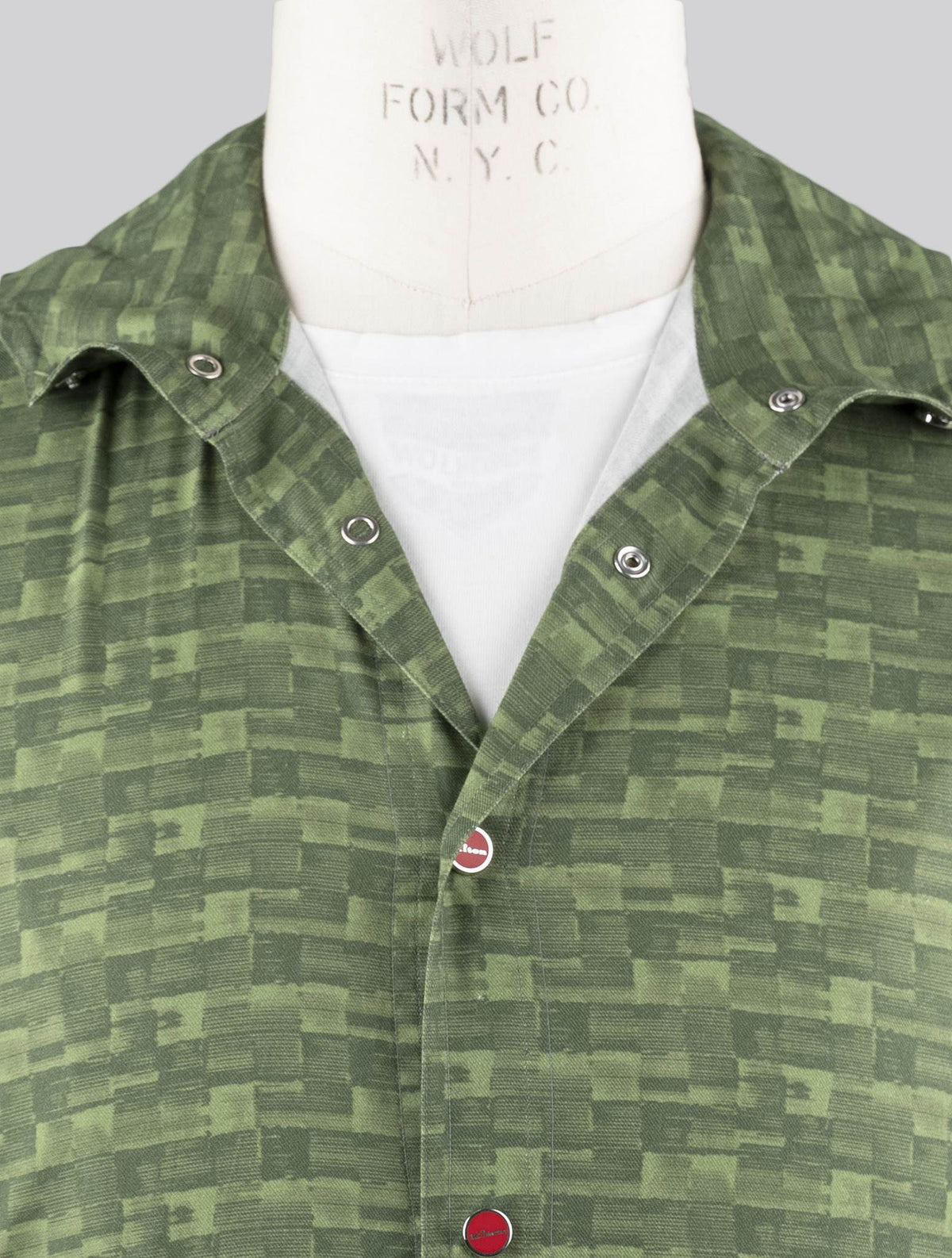 Kiton Green Cotton Overshirt Mariano 7