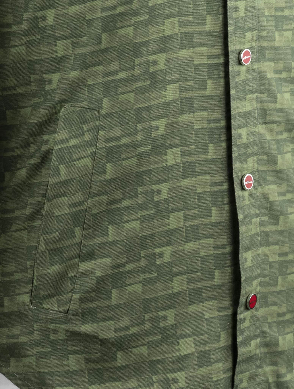 Kiton Green Cotton Overshirt Mariano 8