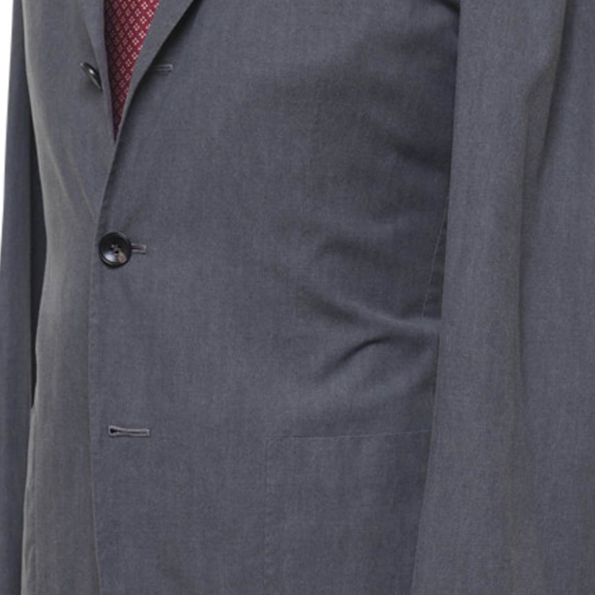 KITON Gray Cotton Blazer 4