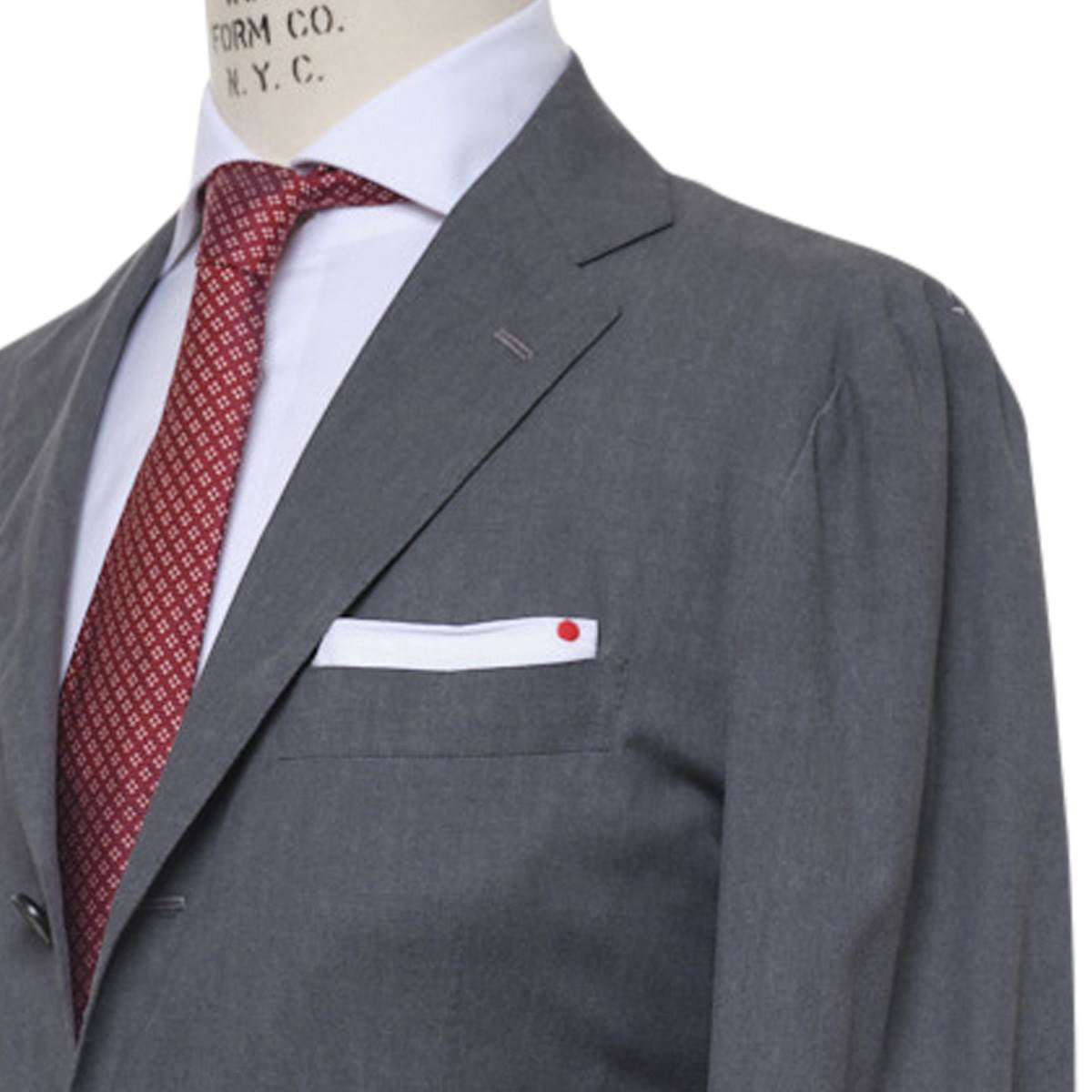 KITON Gray Cotton Blazer 8