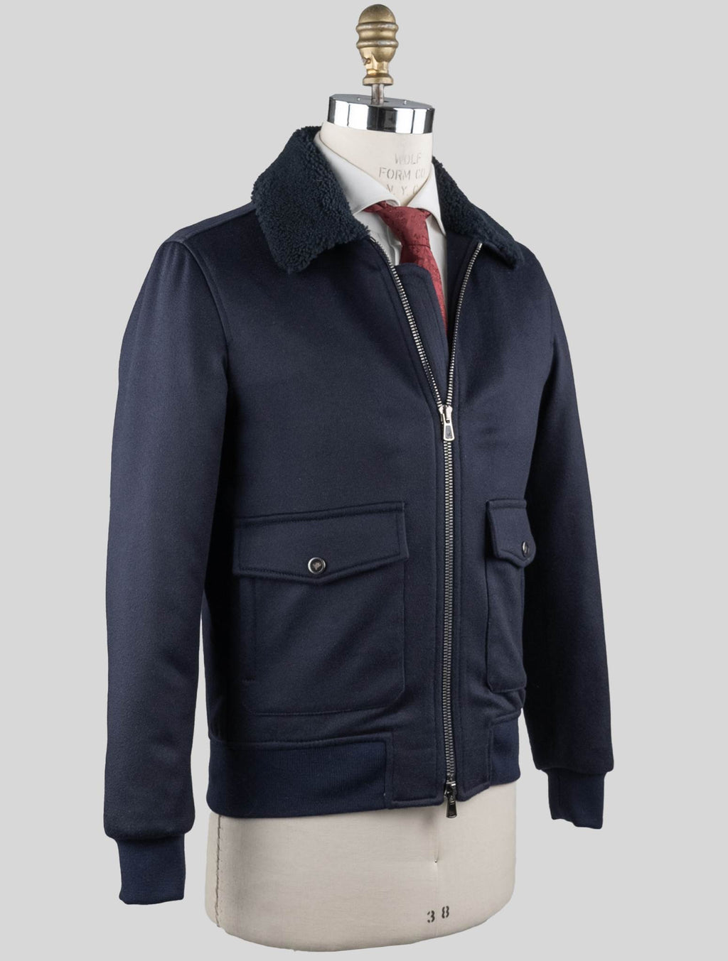 Isaia Blue Cashmere Coat 2