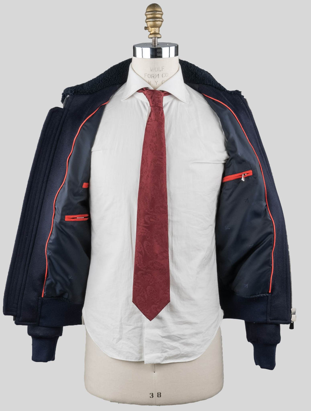 Isaia Blue Cashmere Coat 3