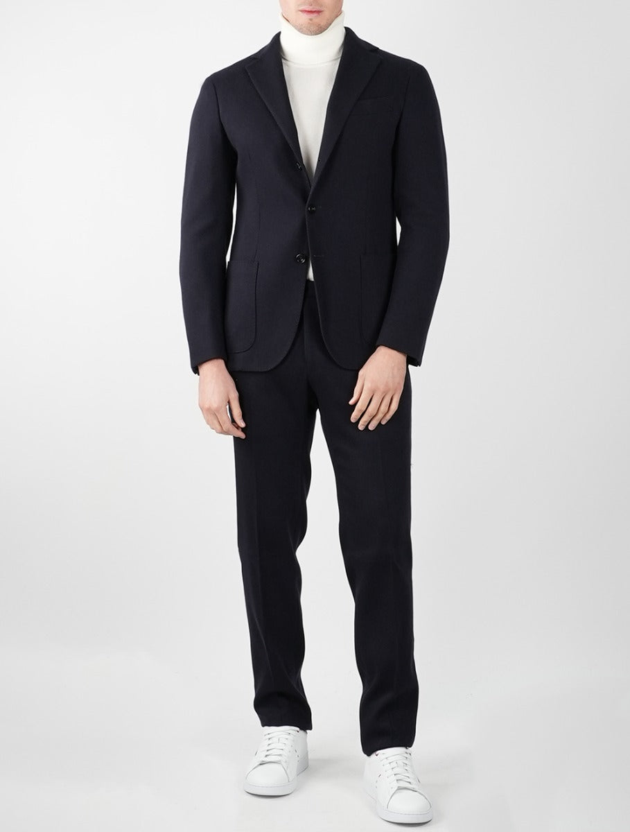 KIRED Blue Virgin Wool Cashmere Ea Suit 2