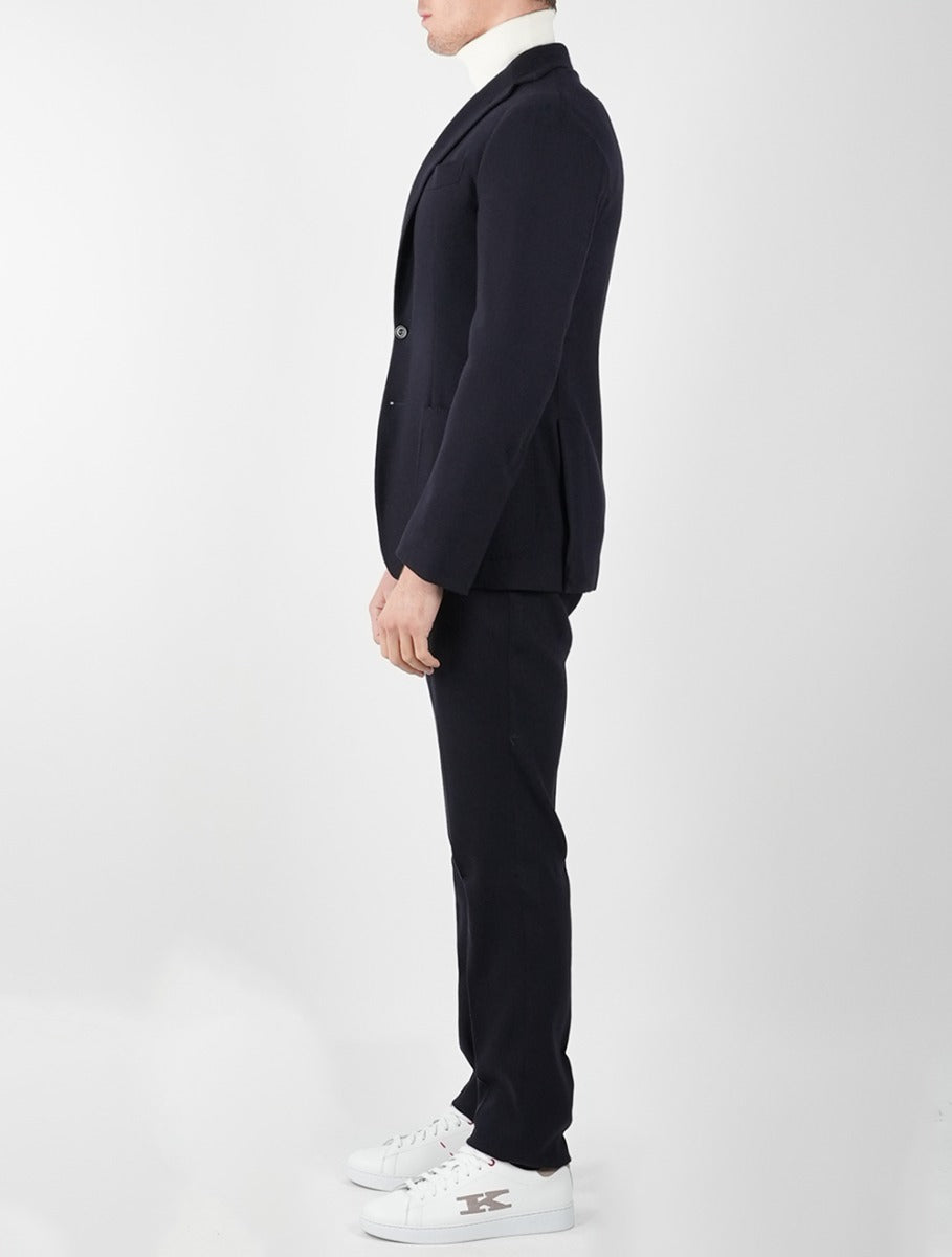 KIRED Blue Virgin Wool Cashmere Ea Suit 4