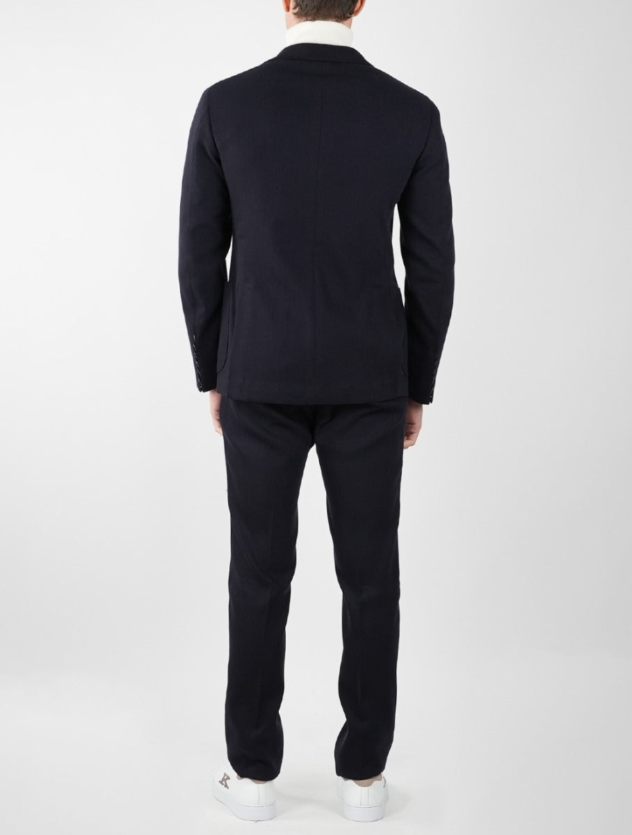 KIRED Blue Virgin Wool Cashmere Ea Suit 5