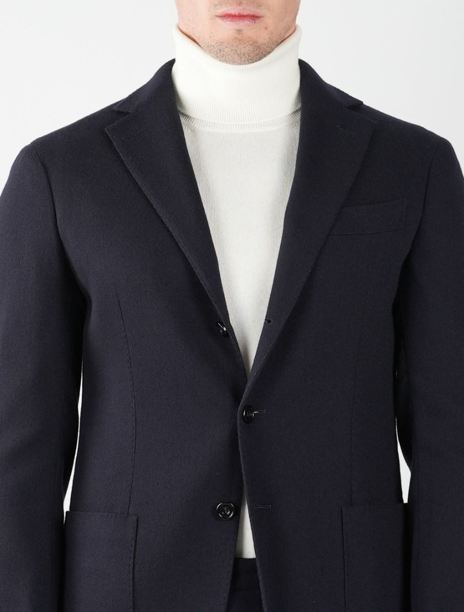 KIRED Blue Virgin Wool Cashmere Ea Suit 6