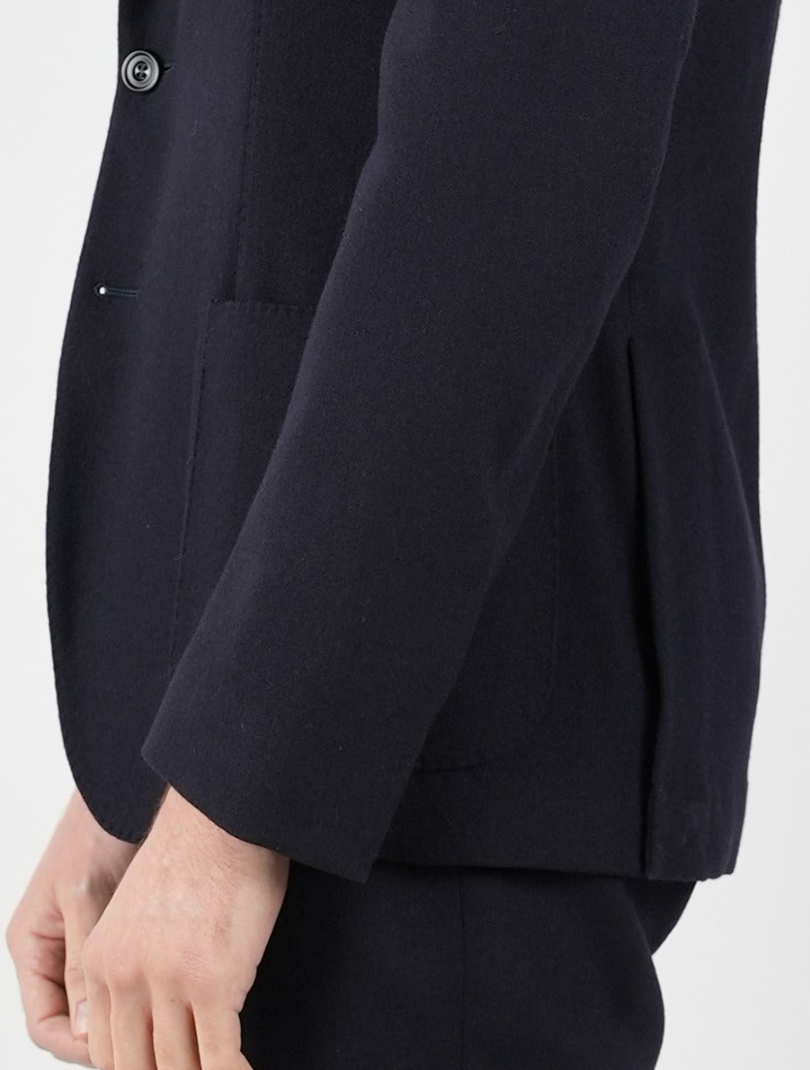 KIRED Blue Virgin Wool Cashmere Ea Suit 8
