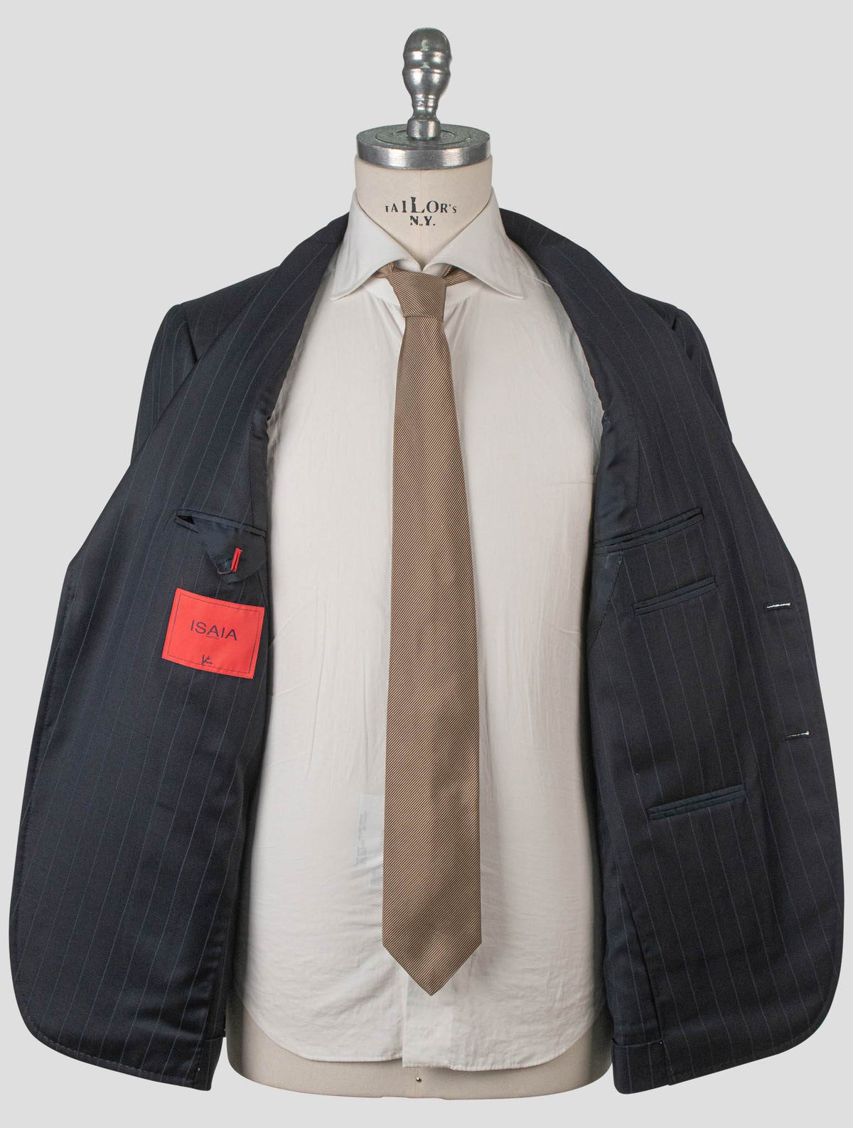 Isaia Blue Wool Suit 7